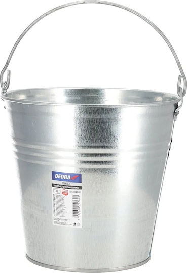 Dedra Metallischer Mop Eimer mit 10 lt Beige