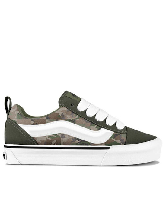 Vans Knu Skool Elastic Lace Kids Sneakers Green