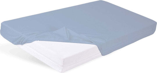 Matex Protecție Impermeabilă Pentru Pat Copii Albastră Cu Furtun 70x140cm