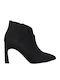 Suede Women's Ankle Boots Black