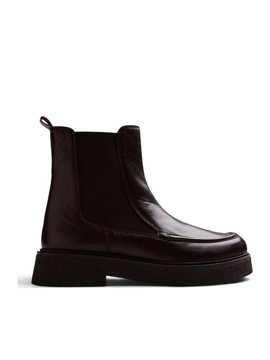 Gioseppo Leather Women's Ankle Boots Brown