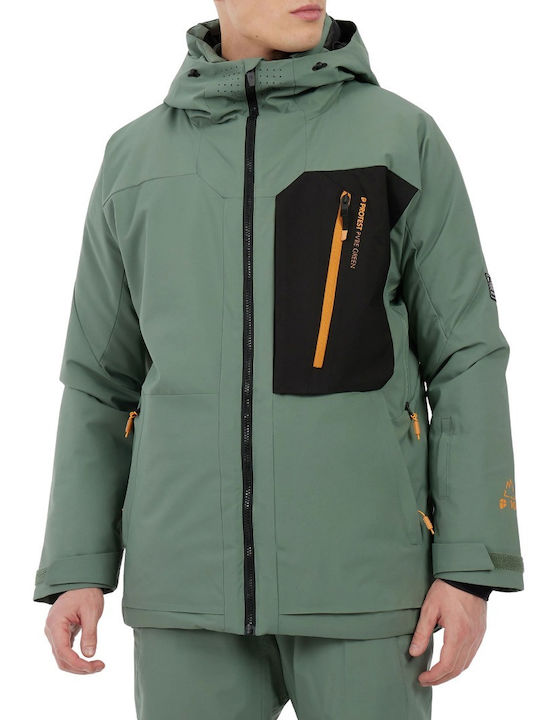 Protest Snowjacket 65752016-556 Herren Ski- und Snowboardjacke Grün