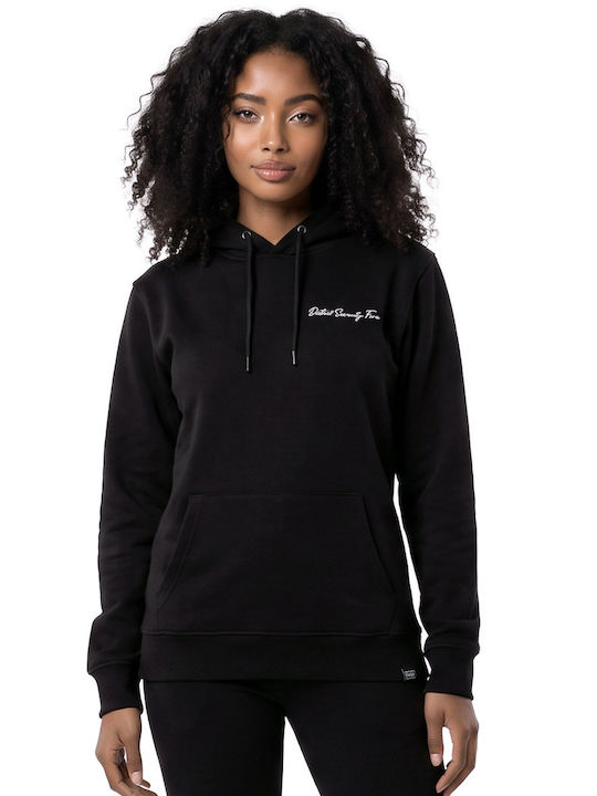 Women's Sweatshirt Hooded Black