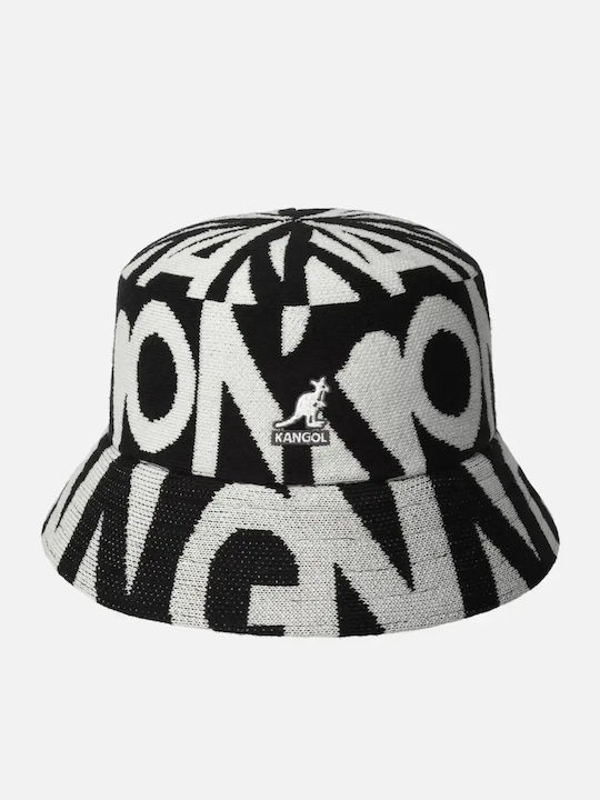 Kangol Stoffart Herrenhut Bucket Schwarz