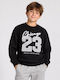 Kinder-Sweatshirt Schwarz 6120-Schwarz