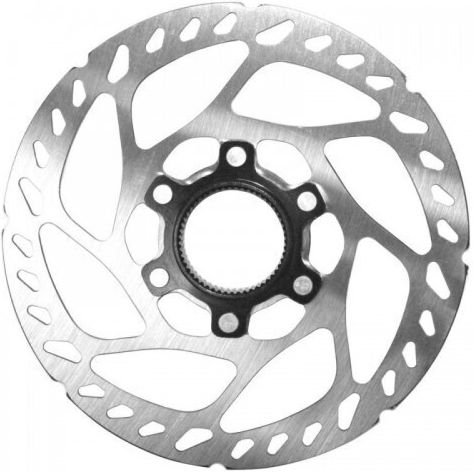 Clarks Disc de frână Center Lock Rotor 180mm 180mm Argintiu