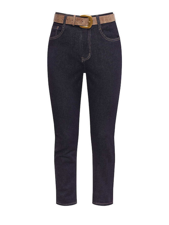 Celestino Blugi Damă Mom Fit High Rise Midnight Blue