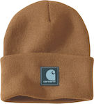 Carhartt Шапка Унисекс с Рип Плетка в Кафяв цвят