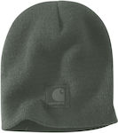 Carhartt Шапка Унисекс С Ребрена Плетка в Зелен...