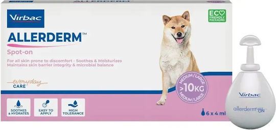 Virbac Allerderm Spot On Product Dogs 6x4ml