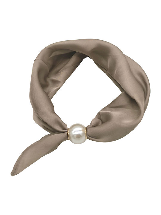Gift-Me Women's Silk Shawl Brown