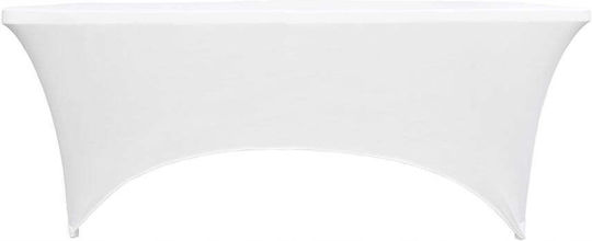 Aptel Protective Table Cover 240x74cm in White Colour
