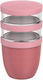 Mepal Plastic Kids' Food Container 0.5lt Purple