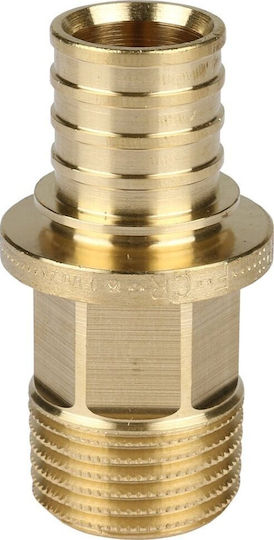 Rehau Transitional Fitting Rx 20x1 External Thread Rautitan Brass Dwz