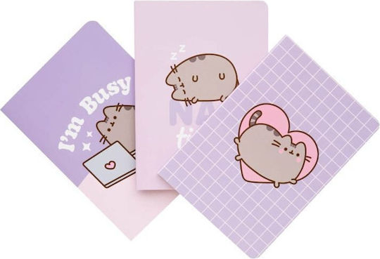 Pusheen Тетрадки С Редове А6 32 Листове 3 Бройки Различни Дизайни
