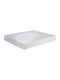 GraniteQ Evan Drop-In Küchenspüle aus Flüssigem Granit M116xB50cm Weiße