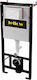 Alcadrain Built-in Metallic Rectangular Low Pressure Toilet Flush Pink