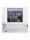 3D Wandsticker Frankfurt By Night 100x111cm