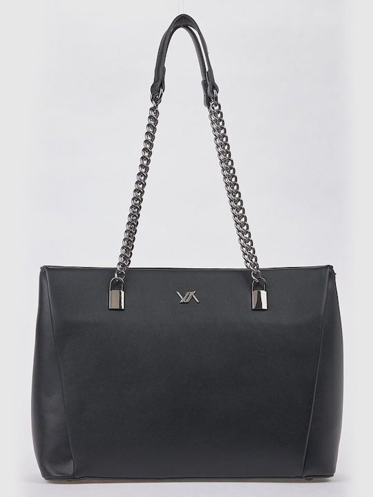 Verde Women's Shoulder Bag Black