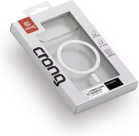 Crong Crong Hybrid Clear Magnetic Magsafe Case Oneplus 15r Transparent