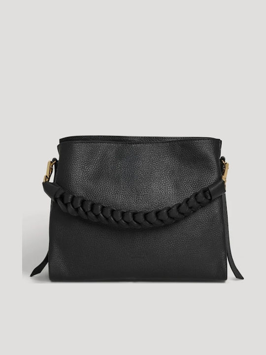 Knitted Set Women's Shoulder Crossbody Bag Black
