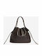 Leather Women's Shopper Bag Brown