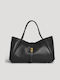 Leather Women's Shoulder Bag Black