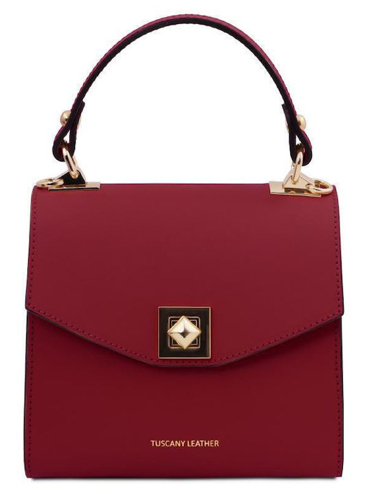 Tuscany Leather Leather Women's Crossbody Bag Red