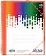 Skag Spiral Buch anzeigen A4 21x29,7cm Transparente Hülle Für Außendeckel Gummi 40 Stück Verschiedene Farben 305341