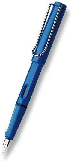Lamy Safari 014 Stilou de Scris Extra Fine Albastru din Plastic cu Cerneală Albastră