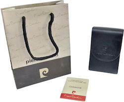 Pierre Cardin Leder Zigarettenschachtel Packungshülle Schwarz 99405