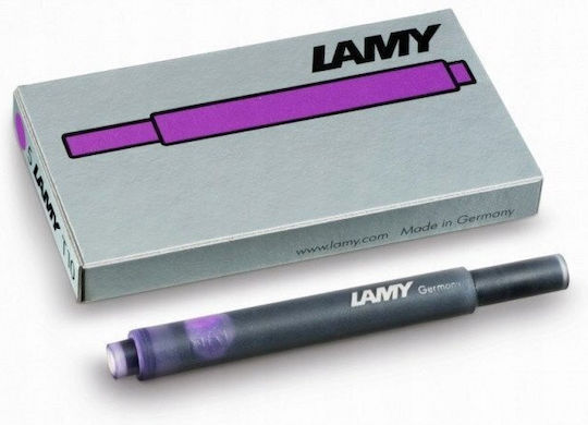 Lamy Lamy T10 5 Пълнители За Химикалки И Маркери За Писалка Лилави 1.25 мл