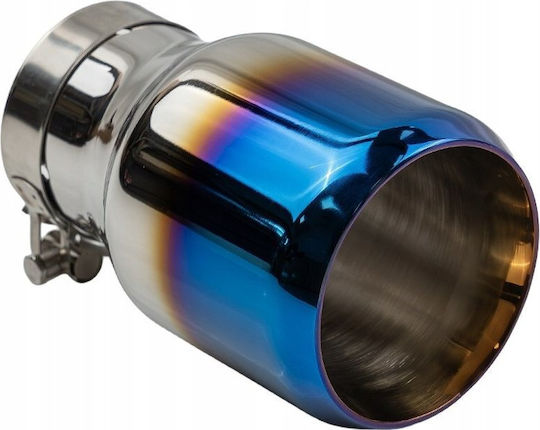 Poujoulat Kaminrohr Auslass Typ: 25 89mm Eingang 67mm Poliert Burn