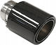 Mtuning Abgasendrohr 114mm Eingang 76mm Carbon Hochglanz