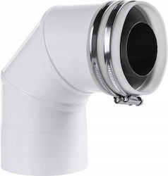 Poujoulat 80/125 Adapter Vk Eckig Weiß Poujoulat 80/125 Adapter Vk Eckig Weiß