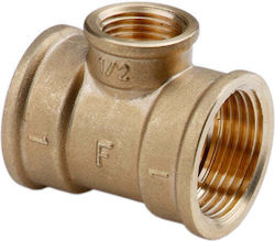 Ferro Tee Pentru Țevi De Conexiune Alamă 40mm T10Z