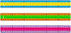 Kunststoff Lineal 30cm