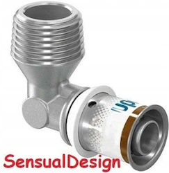 Uponor Γωνία Σωλήνα Ορειχάλκινη Αρσενικό 25mm
