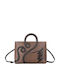Leder Damen Handtasche Schulter Crossbody Handtasche Braun