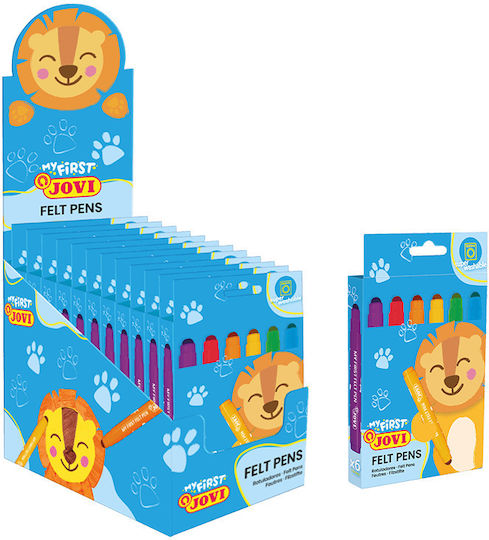 Jovi Wasser-Zeichenstifte Dicke Waschbar Set 12 Farben