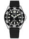 Citizen Eco-Drive Men's Battery Watch with Black Rubber Strap