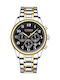 Curren Men's Watch 43mm Battery Chronograph with Metal Bracelet Silver/Gold/Black