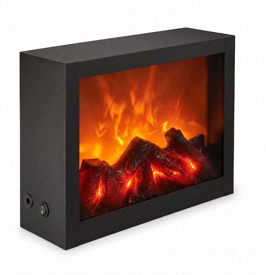 Artpol Dekorative Tischlampe Kamin 10x29x23cm Artpol Dekorative Tischlampe Kamin 10x29x23cm