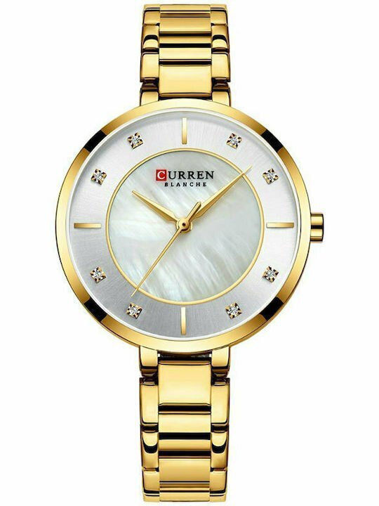 Curren Women's Watch 34mm Battery with Gold Ste...