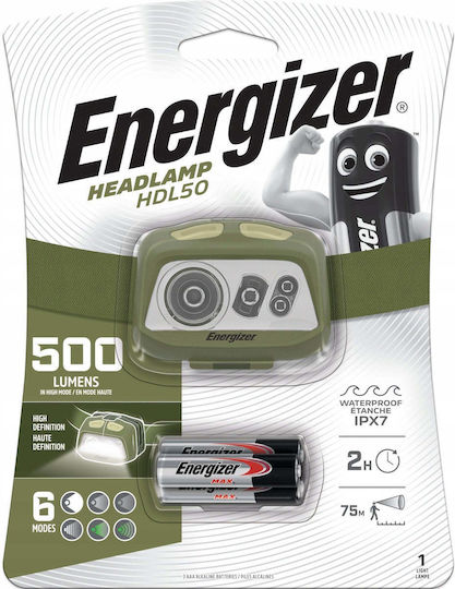 Energizer Headlamp LED with Maximum Brightness 500lm