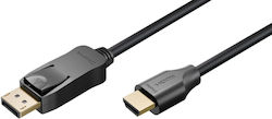 Goobay 80524 Кабел DisplayPort мъжки - 1m Черен Goobay 80524 Кабел DisplayPort мъжки - 1m Черен