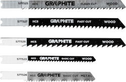 Graphite Ламели За Метал 76мм 5 Бройки Graphite Ламели За Метал 76мм 5 Бройки