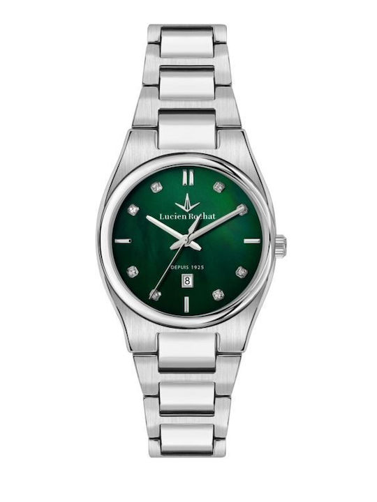 Lucien Rochat Womens Watch 34mm Battery With Silver Steel Bracelet