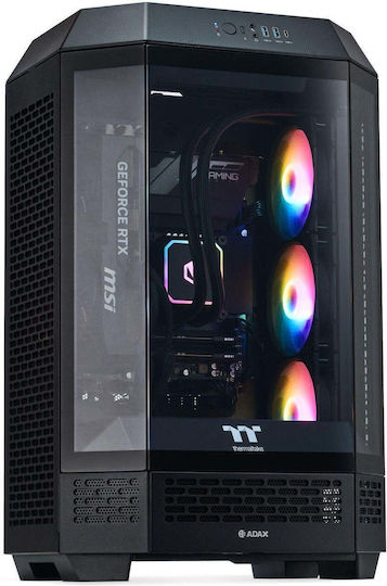 Adax DRACO EXTREME Гейминг Настолен Компютър (Ultra 5-245K/32GB DDR5/1.0TB SSD/GeForce RTX 5070 Ti/W11 Home)
