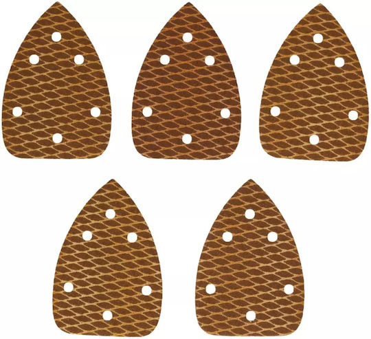 Dedra Delta-Schleifblatt 140x140mm Set 5 Stück
